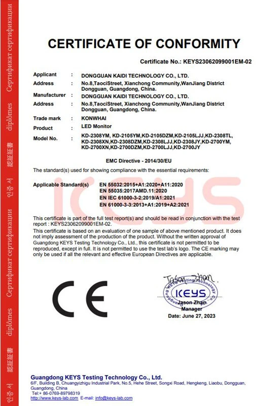 KEYS23062099001EM-02 CE-EMC